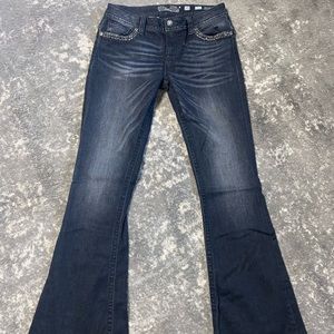 Black miss me flare jeans size 30